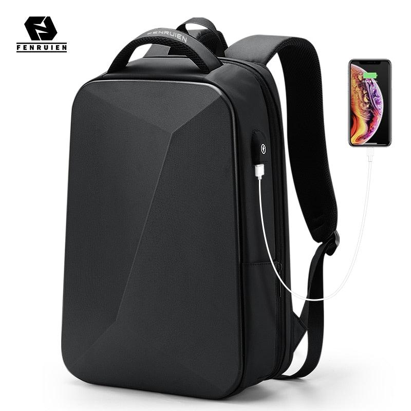 Fenruien Brand Laptop Backpack Anti-theft Waterproof School Backpacks USB Charging Men Business Travel Bag Backpack New Design - DDD.MARKET