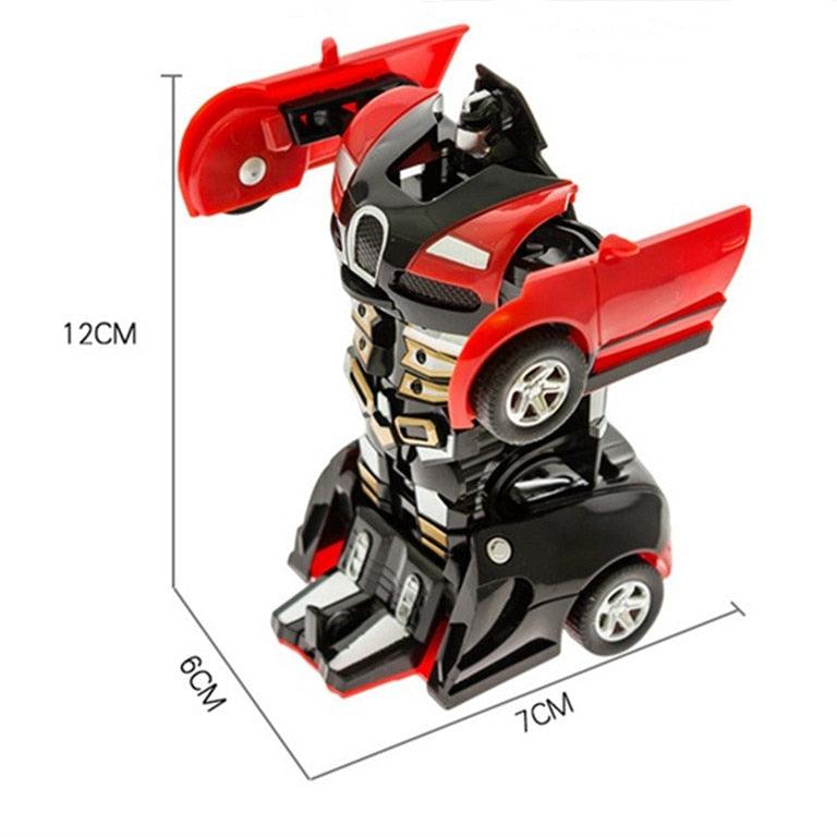 One-key Deformation Car Toys Automatic Transform Robot Plastic Model Car Funny Diecasts Toy Boys Amazing Gifts Kid Toy - DDD.MARKET