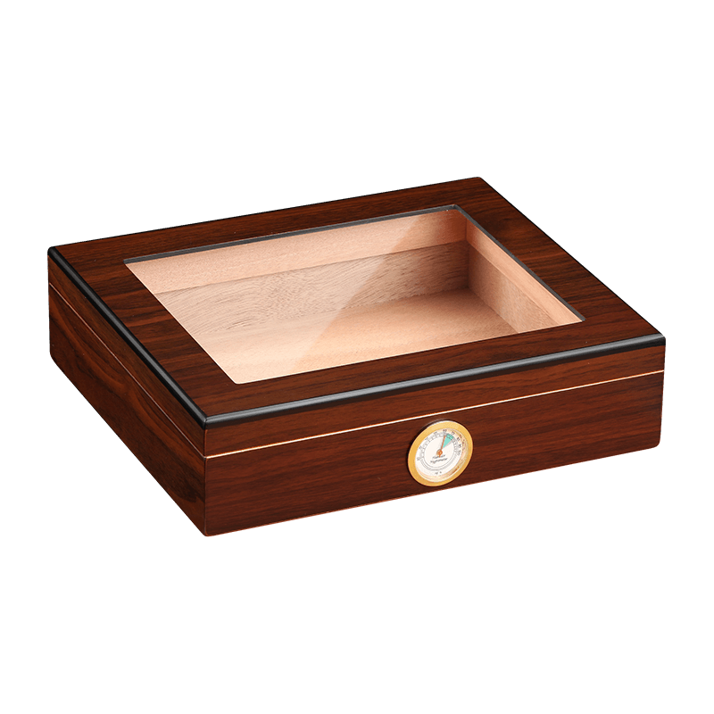 Cedar Wood Travel Humidor Puro Box Portable Cigar Case W/ Hygrometer Humidifier Cigar Humidor Box For Cigars - DDD.MARKET