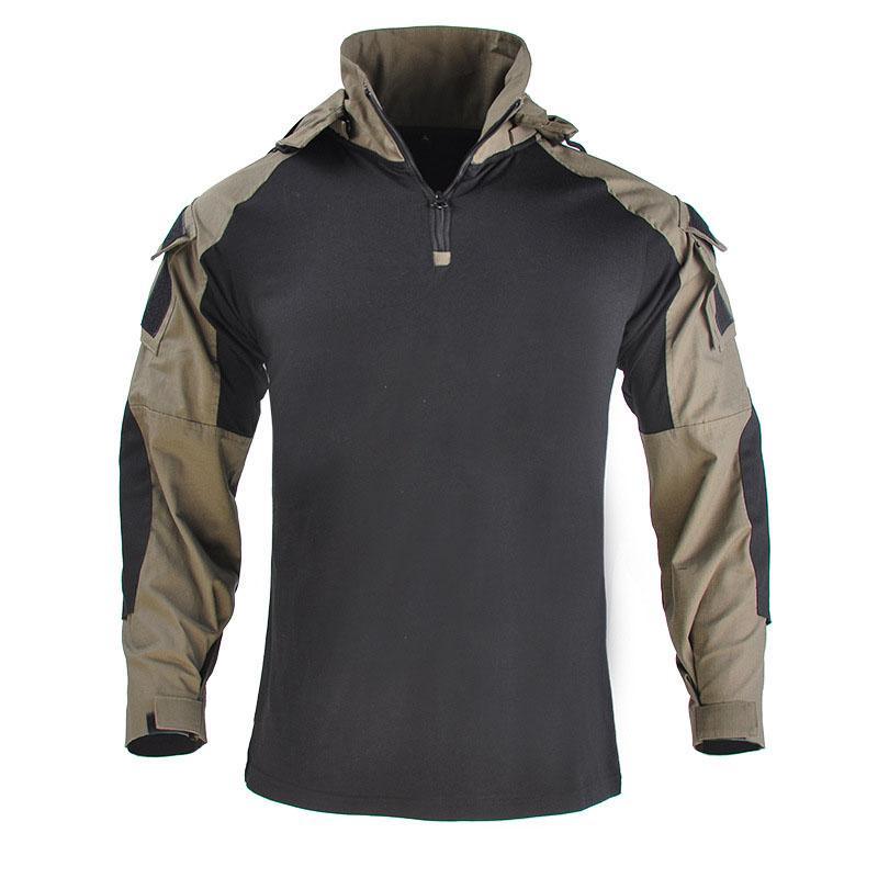 Men&#39;s Bomber Jacket Tactical Flight Jacket Coat Combat T-shirt, Tactical Hunting Hoodie Camouflage Men Jacket - DDD.MARKET